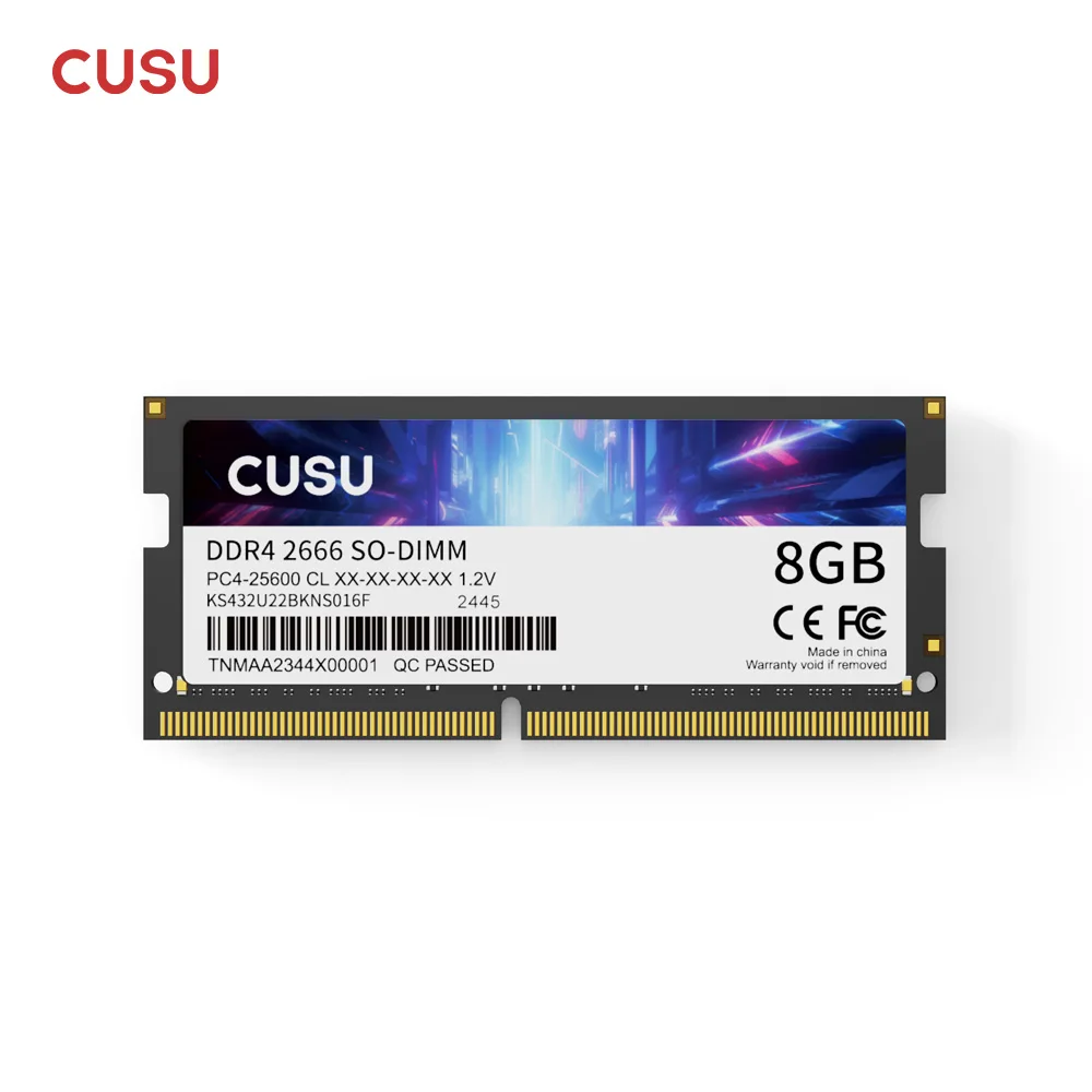 Memória RAM CUSU SODIMM 8 GB (1x8 GB) DDR4 3200 MHz