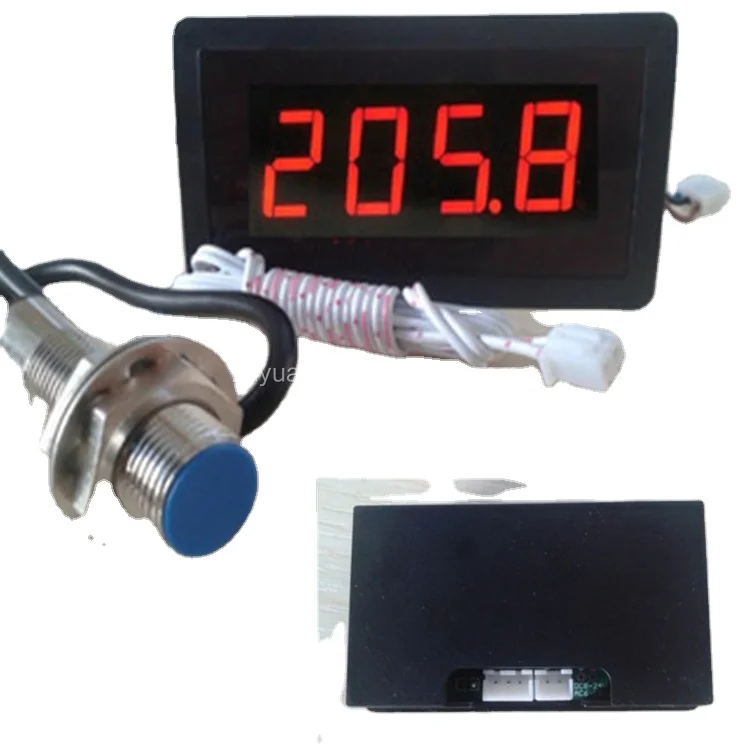 

LED display digital tachometer with hall sensor widely used in various speed measuring device