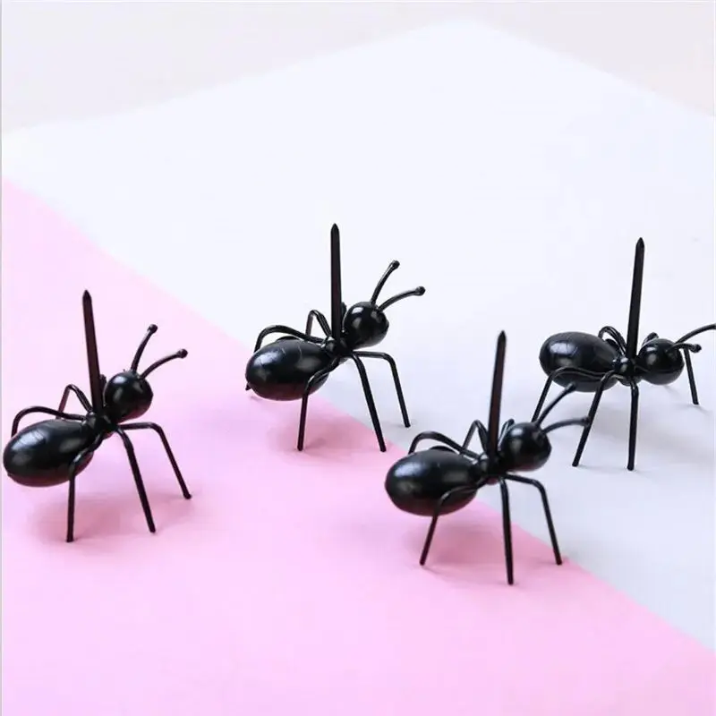 Bento Accessories Ants Food Fruit Picks Lunch Box Lunchbox Ant Forks Snack Cake Dessert for Kids Kitchen Party Dinner Tableware Fruit Fork Food Picks