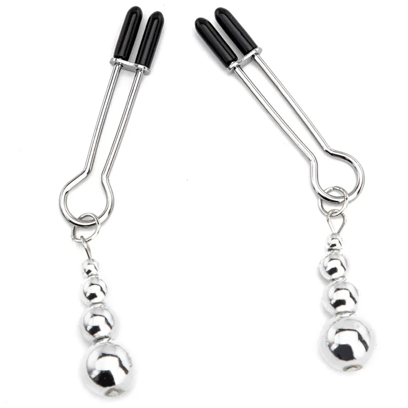 Sex toys Metal Nipple Clamps clips ring bell BDSM breast Bondage restraint Sex Toy For Women Couple play Game