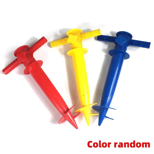 Kültéri Hordozható Napernyő Konzol Terasz Esernyő Tartó Homokos Auger Tengerparti Rögzített Kézi Napfényes Kiegészítők Véletlenszerű Színű - Image 6