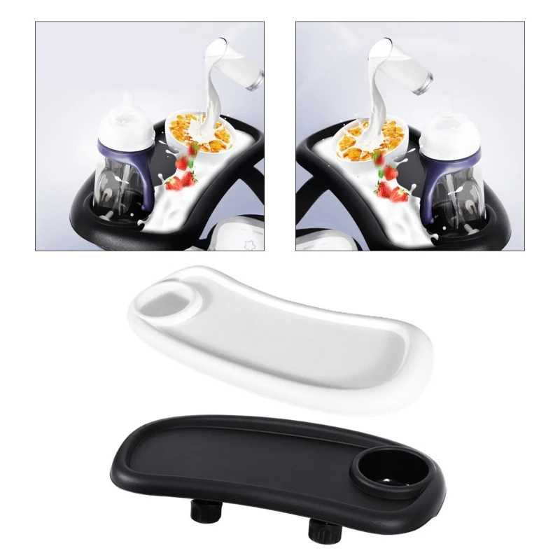 Baby Stroller Accessories Snack Tray Screwclamp Table Food Tray For