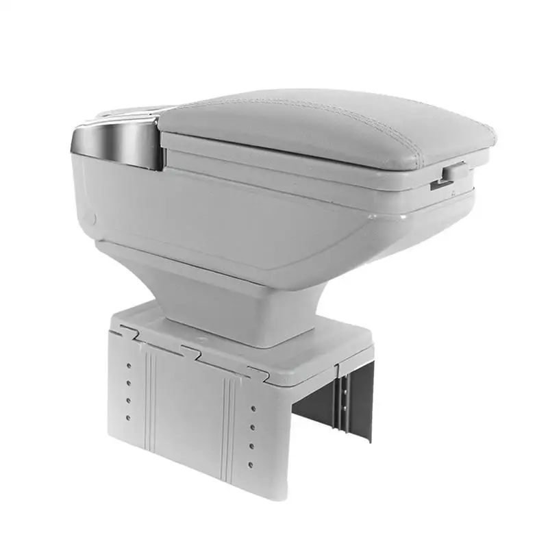 

Car Armrest Storage Box Water Cup Holder Multifunctional Foldable DIY Storage Box Car Center Console Seat Organizer For Water
