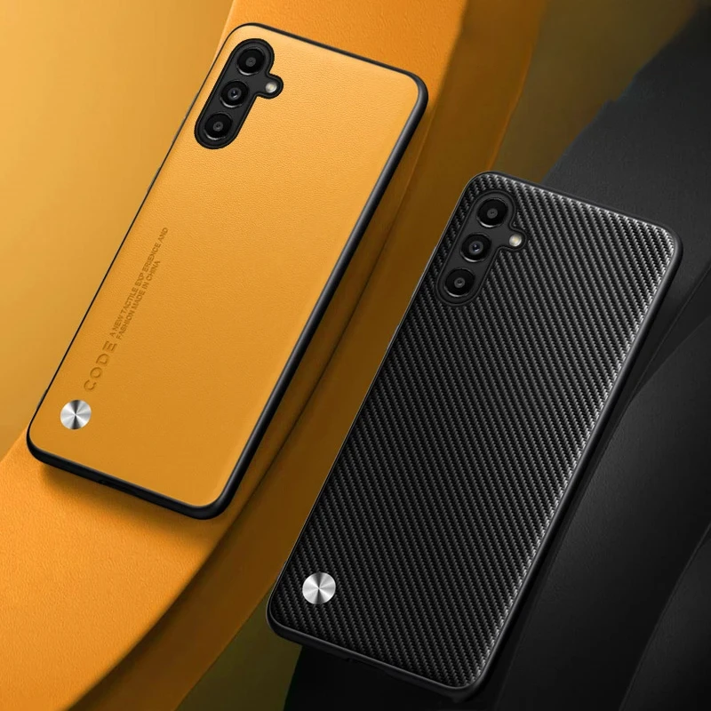 Luxury PU Leather Phone Case with Silicone Protection
