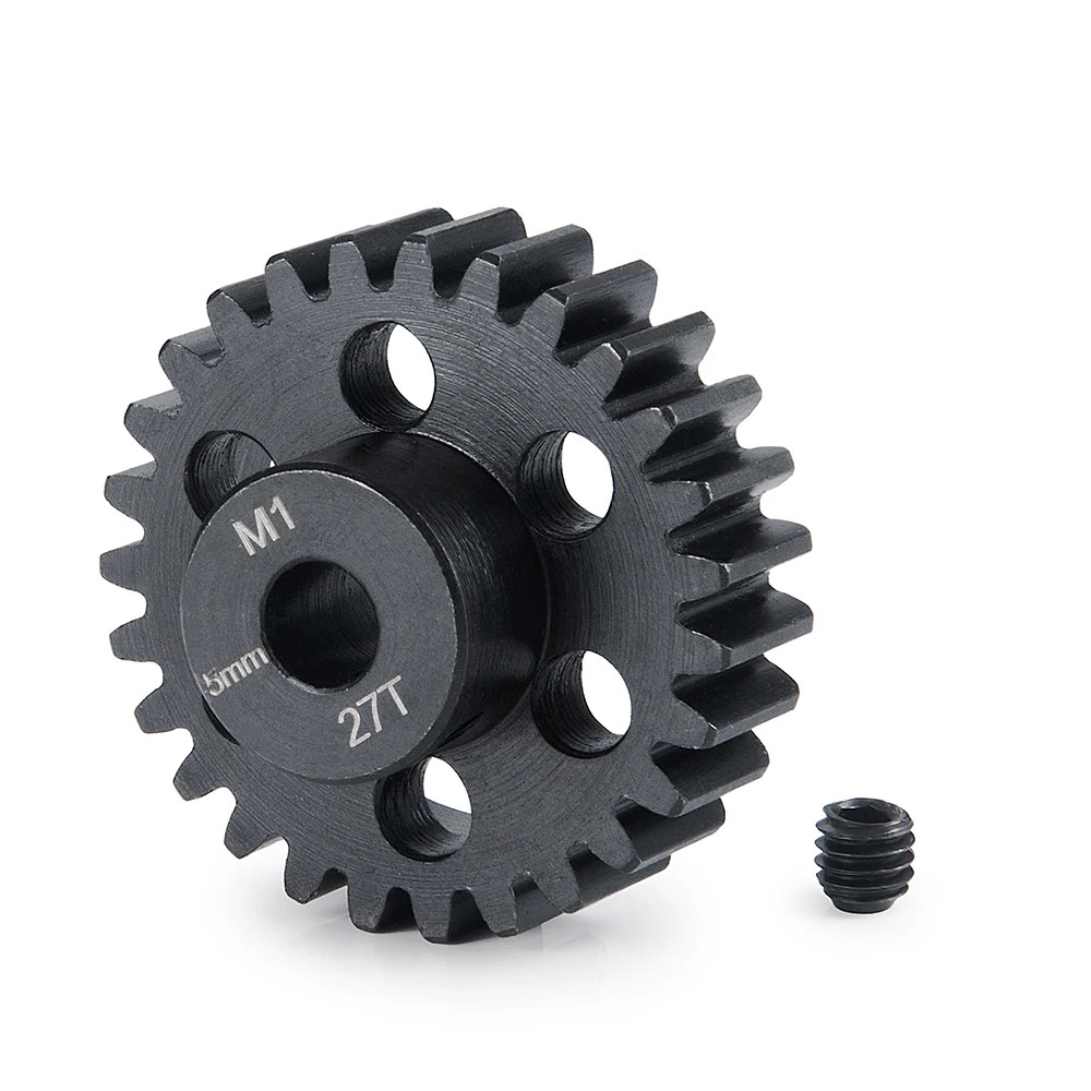 TRINOOD Stahl Metall Ritzel Motor Getriebe M1 5mm 11T 12T 13T 14T 27T 28T 29T 30T für 1/8 1/10 RC Modell Auto Buggy Lkw Motor Teile – Detail 8