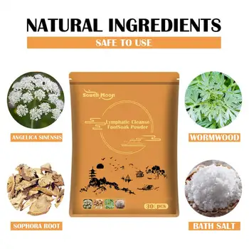 30pcs Foot Bath Powder Foot Spa Packs Natural Herb Hot Bathing Body Care Relax Anti Insomnia Detox Health Care Feet Care Tool 2