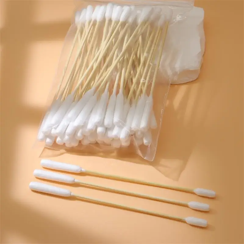 Pet Cleaning Products Animals Dogs Cats Ear Cleaning Stain Removal Double Ended Big Cotton Swabs 50 Pieces