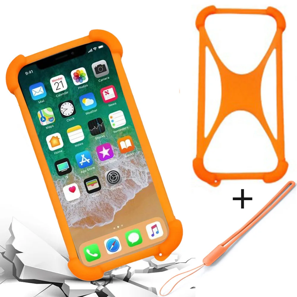 Custodia Morbida In Silicone Custodia Elastica Per Telefono Paraurti Universale Per Motorola Moto G5 Plus Oppo Cod7 4G Lg G4C G4S Magna L Bello 2 A Ma