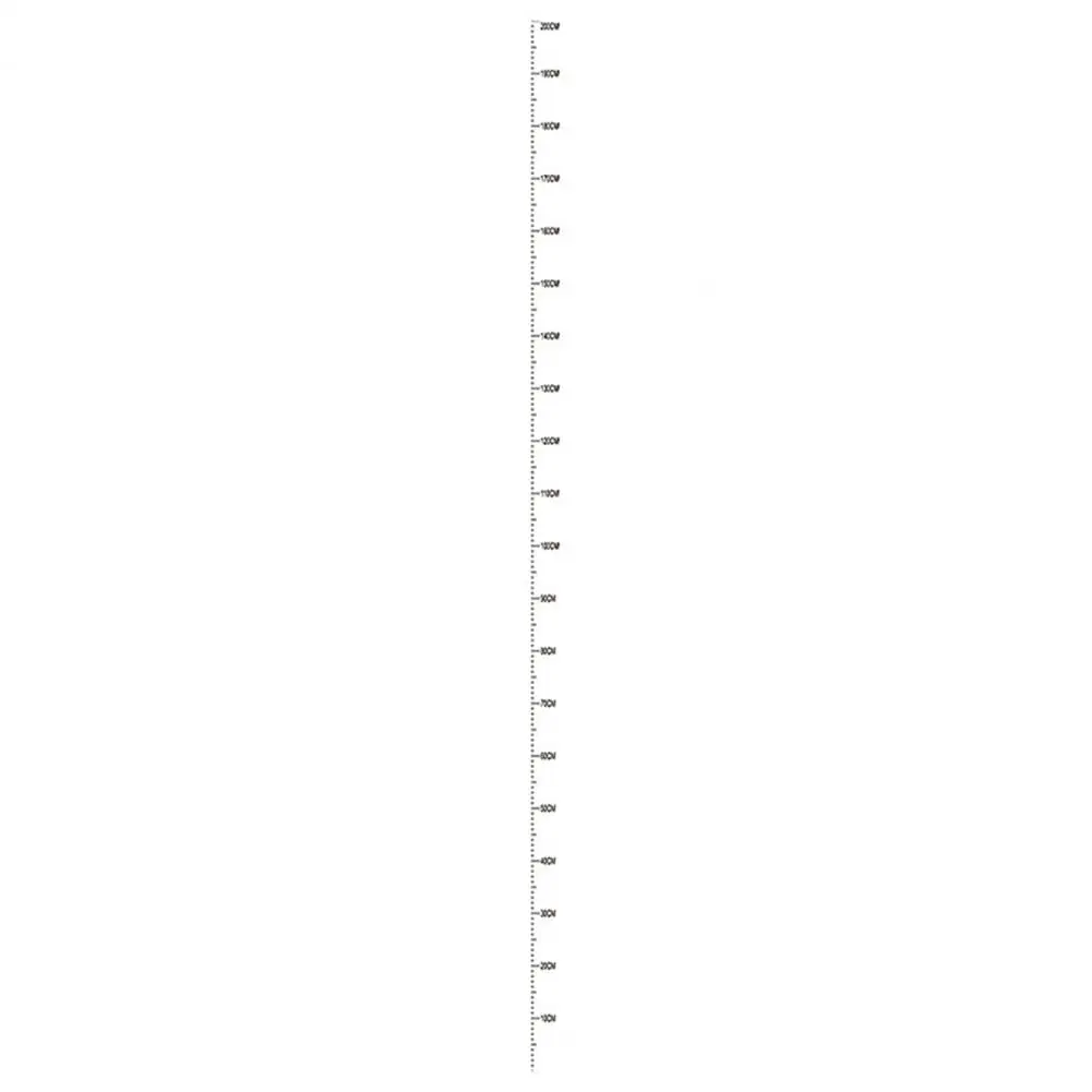 Growth Tracking Sticker for Families Children's Growth Tracking Wall Decal Self-adhesive Height Chart Sticker for Kids Home