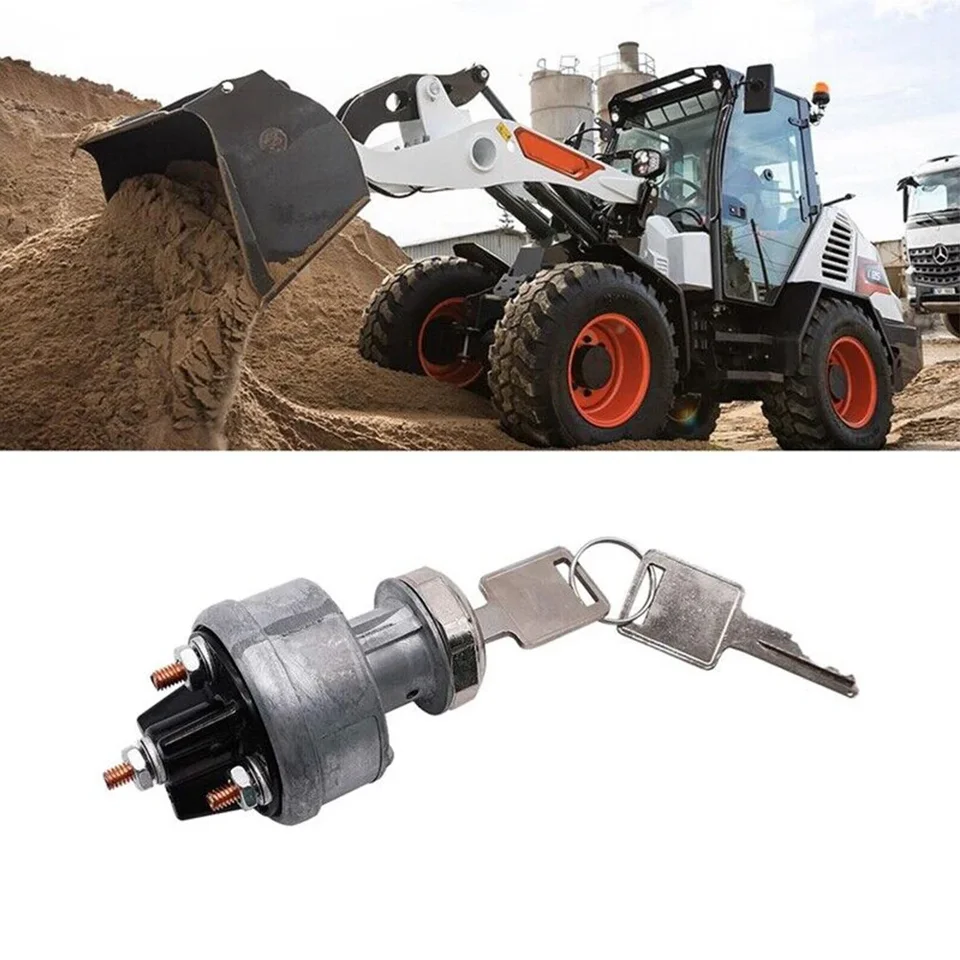 Interrupteur à Clé De Contact 6665606 Pour Chargeuses Bobcat