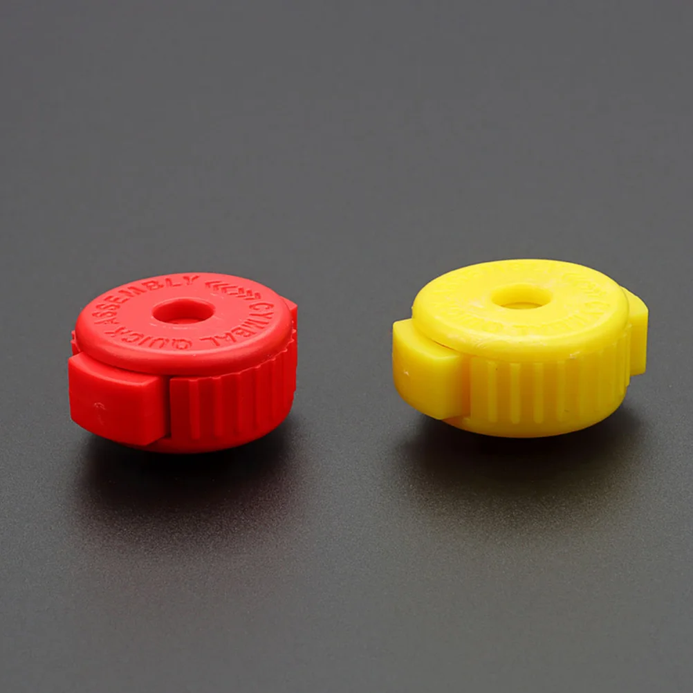 

2 Pcs Drum Kit Accessories Nuts Replacement Cymbal Installation Quick Assembly Plastic Parts Kits