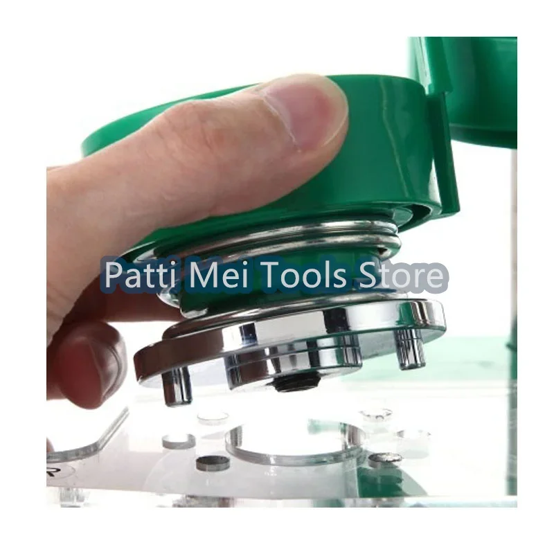 Rotate Button Badge Maker Machine DIY Pins Punch Press Machine Kit Button Parts Circle Cutter Rotating Base 25MM/32MM/44MM