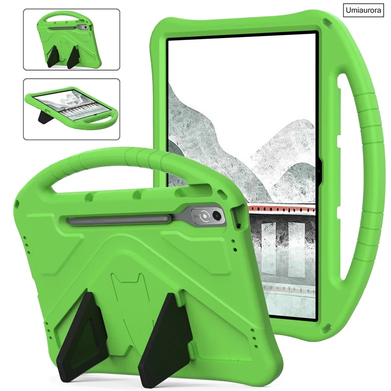 Kids Shockproof EVA Handle Stand Tablet Case