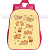 Cartoon Capybara Backpacks for Cute Kindergarten Children's Schoolbag Waterproof Kids Book Mochila Boys Girls Animal Bag 5