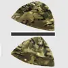 Windproof Fleece Hats Winter Warm Camouflage Thickened Thermal Tactical Hat Elastic Breathable Ski Baggy Hat 3