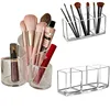 3 Holes Transparent Cosmetic Makeup Acrylic Makeup Brush Tool Storage Box Case Make-up Brush Holder Table Organizer Makeup Tool 2