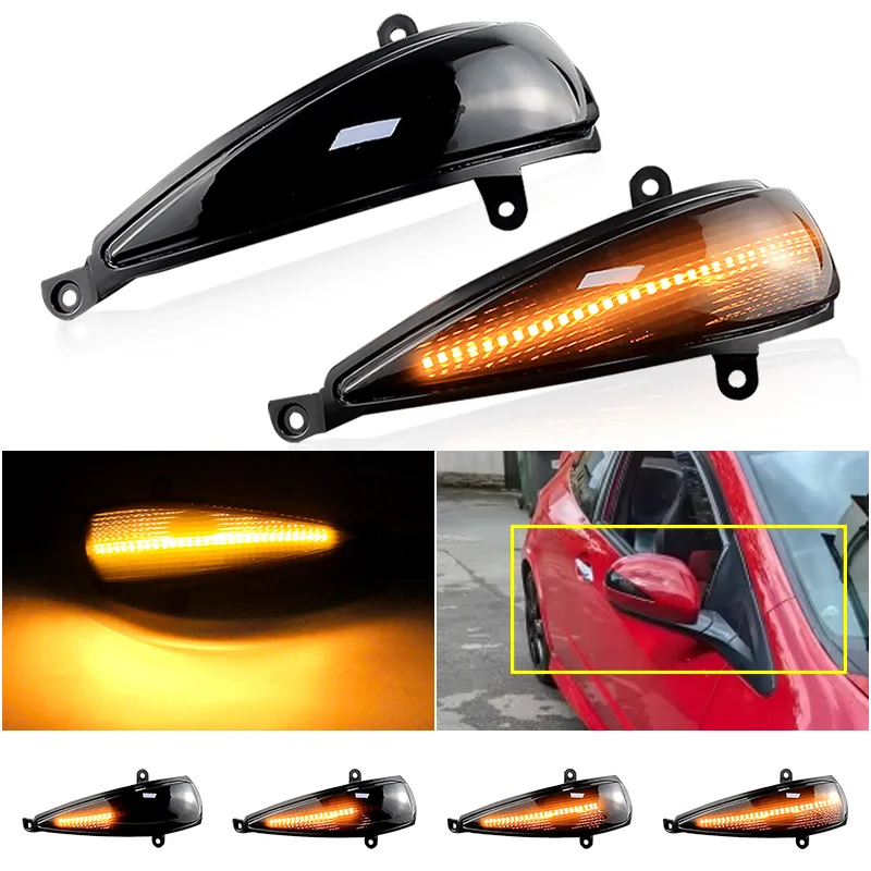 OIJJSNX Indicatori Retrovisori Per Civic 8th MK8 Hatchback Coupe