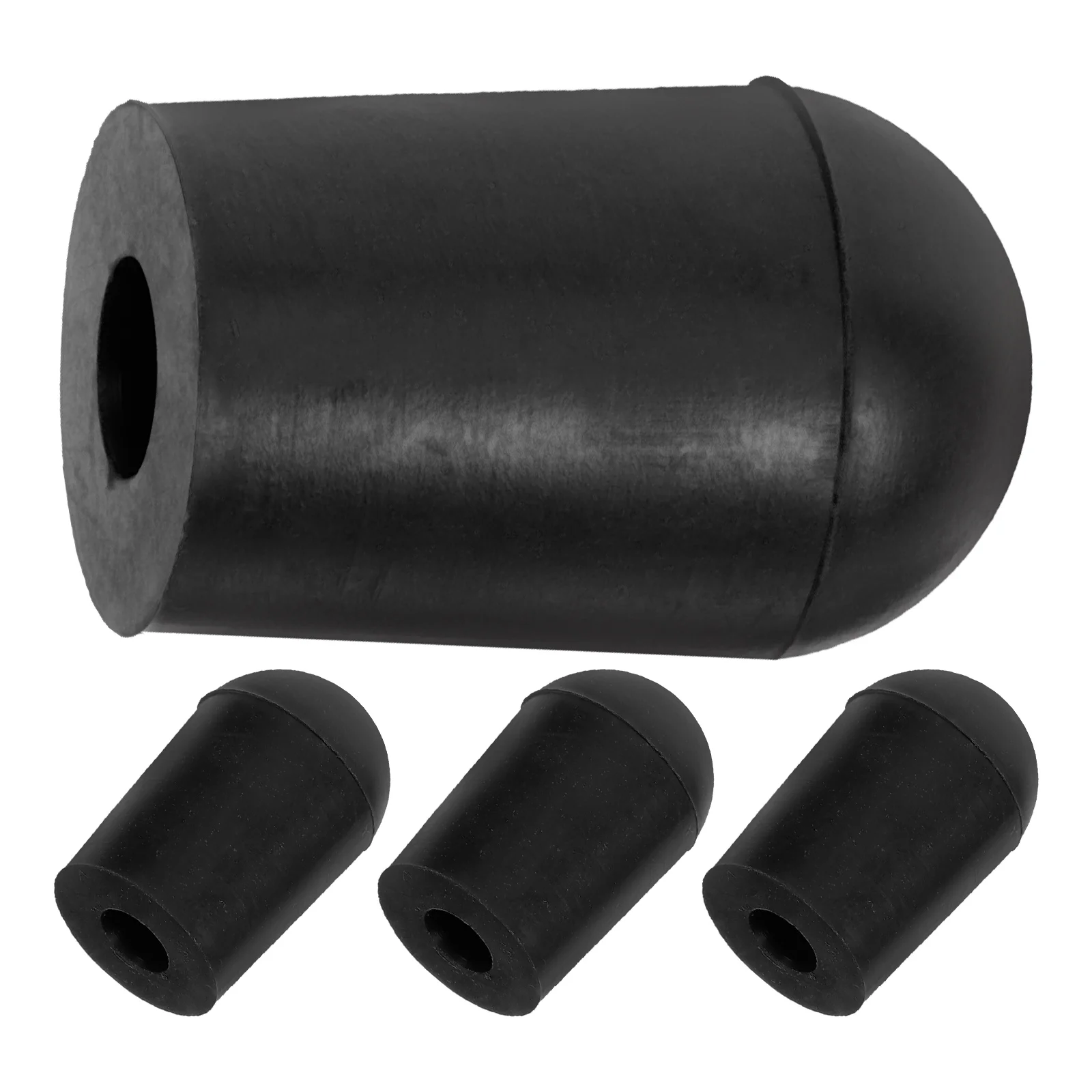 4 Pcs Cello Endpin Cap Replacement Tip Rubber Stopper Upright Bass Protector Accessories Instrument Musical Instruments Cello