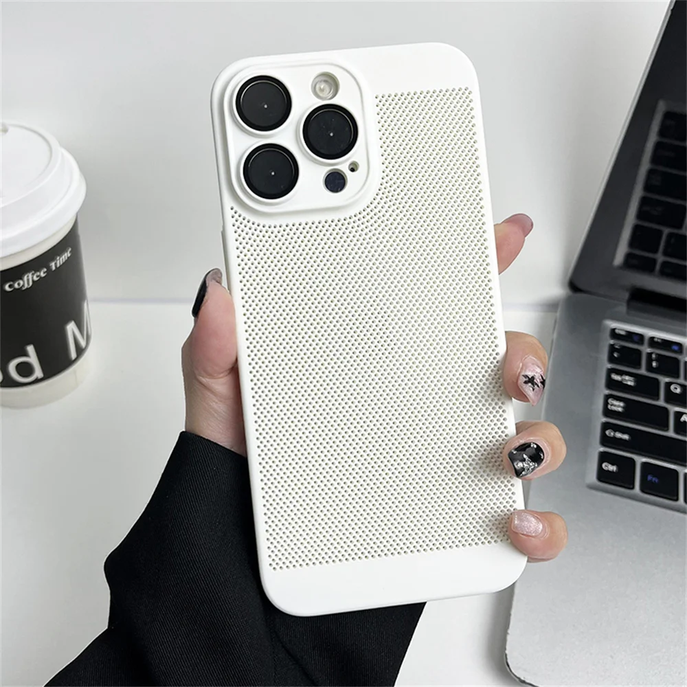 Enhanced Cooling Matte Metallic Heat Dissipation Phone Case Cover
