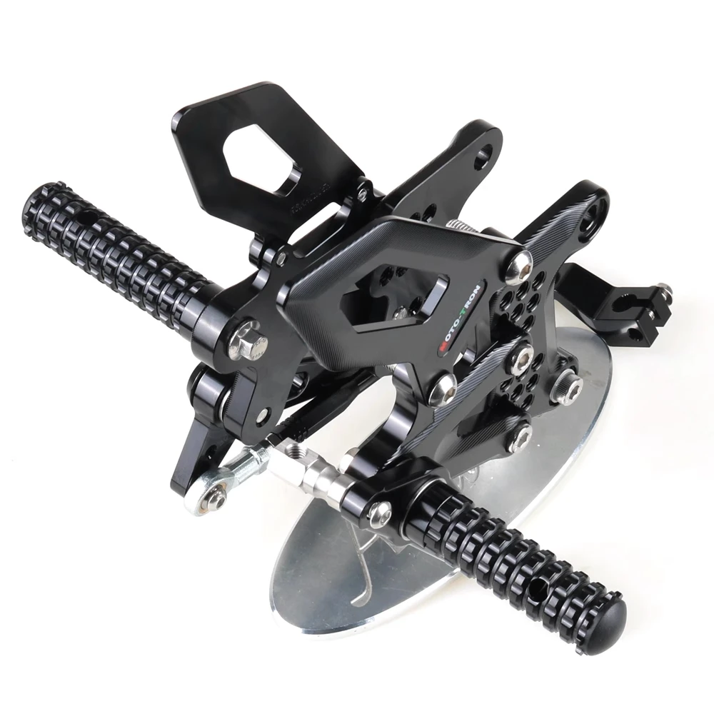 Universal Gear Shift Brake Lever Toe Pegs Toepegs Pedals 6 6 For Suzu-ki For Kaw-asaki For Ho - Foto 6