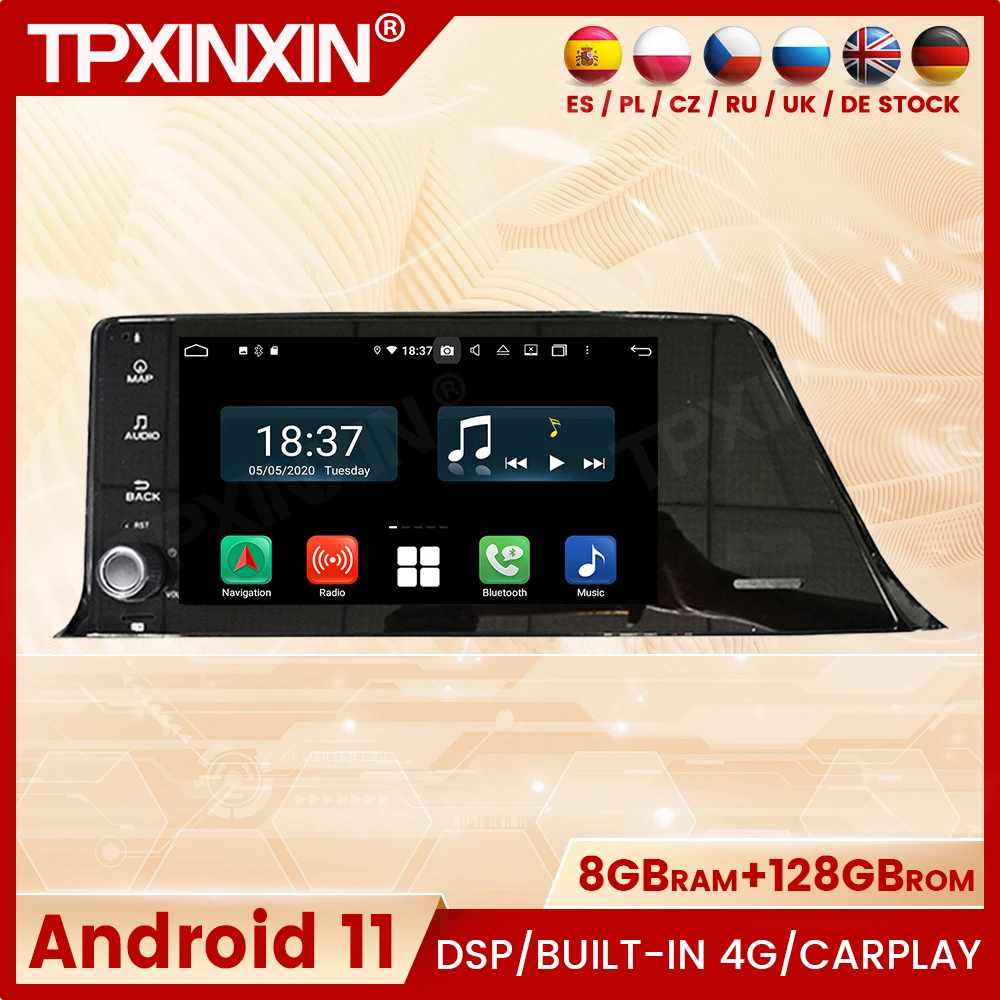 

Автомобильный мультимедиа 2 Din Android 11 GPS для Toyota C-HR 2006-2012 2013 2014 2015 2016 2017 радио Coche с Bluetooth Carplay