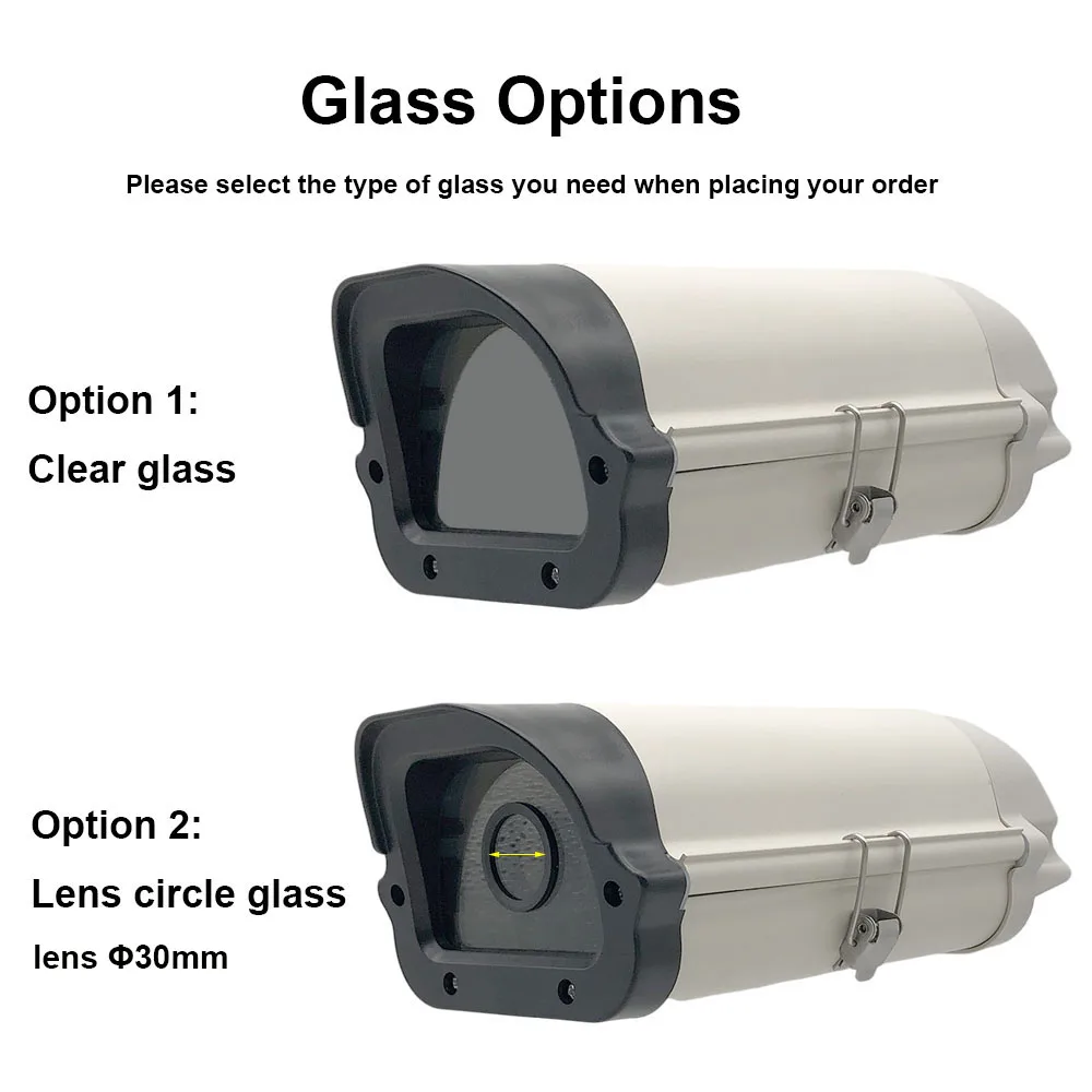 8 Inch Indoor Outdoor Surveillance CCTV Camera Housing Cover Case Monitoring Protective Shell Waterproof Enclosure 280x145x100mm