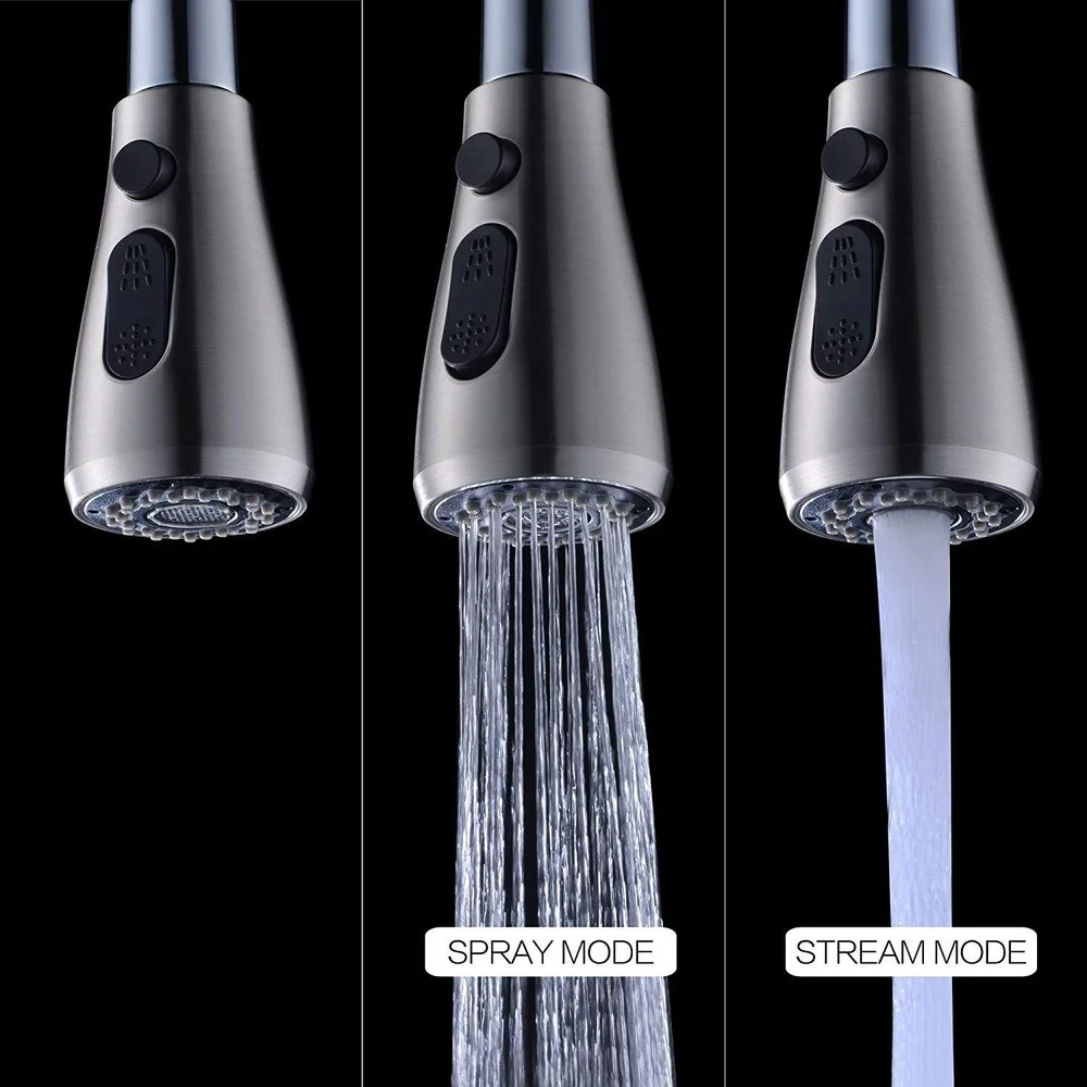 

2 Modes Adjustable Faucet Pull Out Spray Nozzle Head Kitchen Water Tap Sprayer Replacement Shower Head Tap Accessories