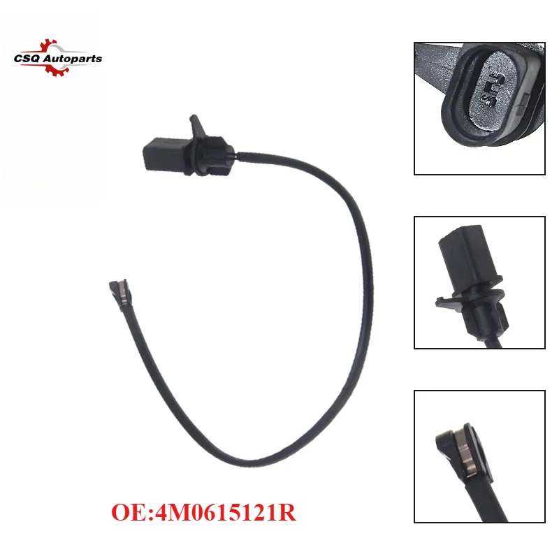 4M0615121R Front Left Right Brake Pad Wear Sensor For Audi A4 A5 A6 A8 Quattro Q5 Q7 Q8 RS5 S4 S5 S6 SQ5 New 4M0615121R