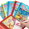 Kids Montessori Toy Coloring Book Magic Water Drawing Book Painting Drawing Toys Sensory EarlyEducation Toys for Baby 1 2 3 Year 1