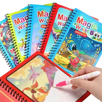 Montessori Magic Water Coloring Book 1