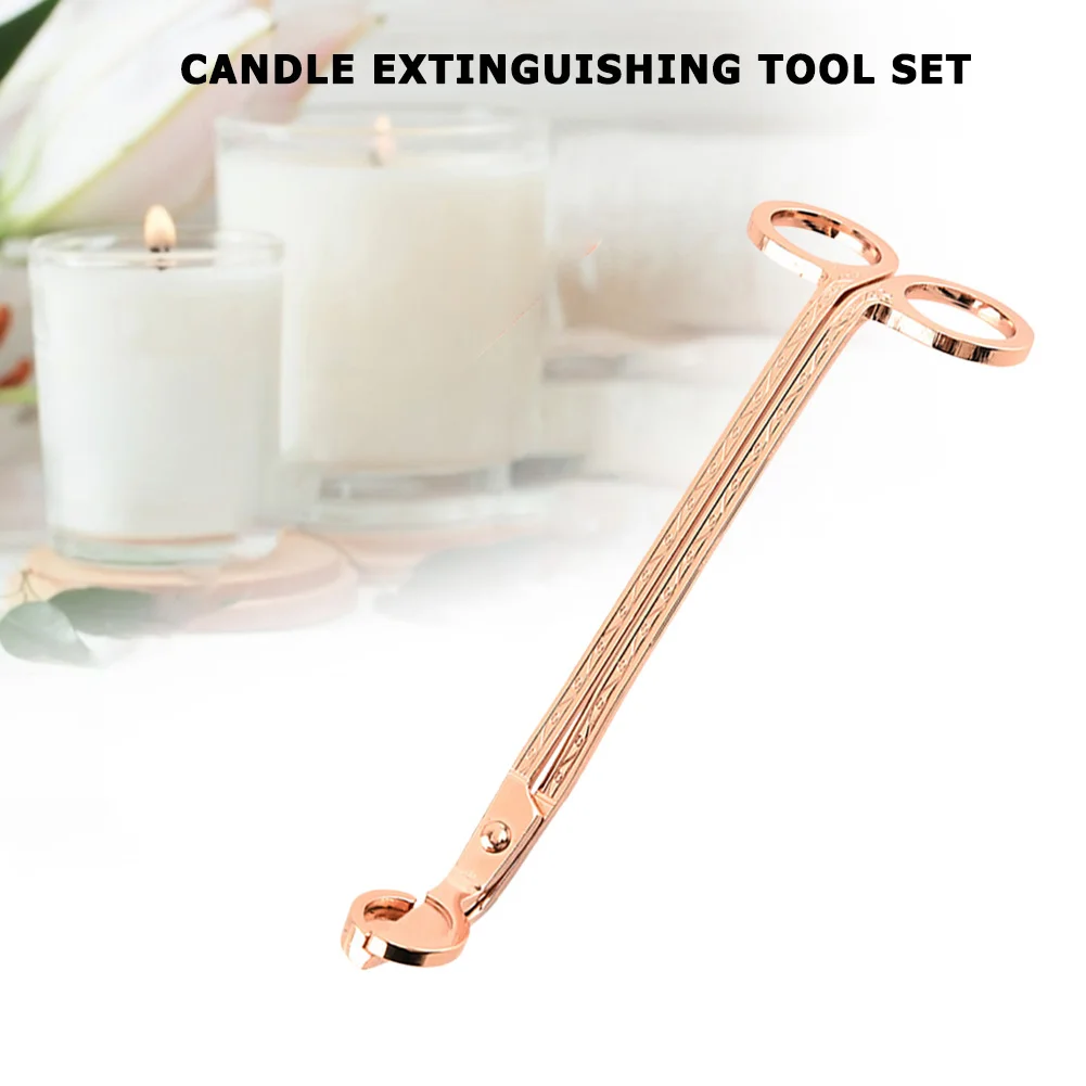 Candle Wick Trimmer Oil Lamp Trim Scissor Cutter Snuffer Tool Hook Clipper