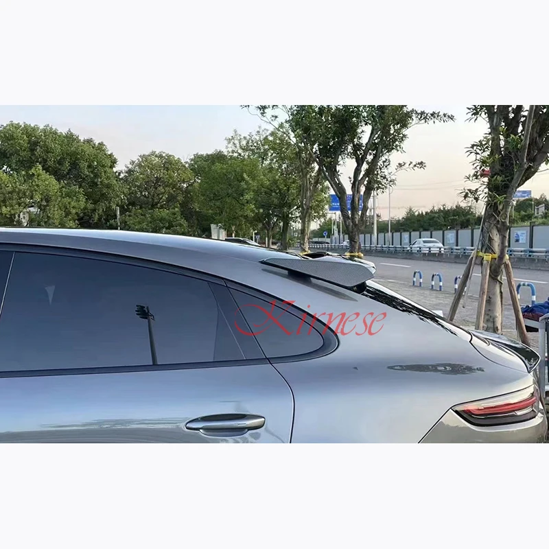 4ks uhlík vlákno zadní přístřeší káča blatník kufr lippe zadek SPOILER pro porsche cayenne coupé 2019 2020 2021 2022