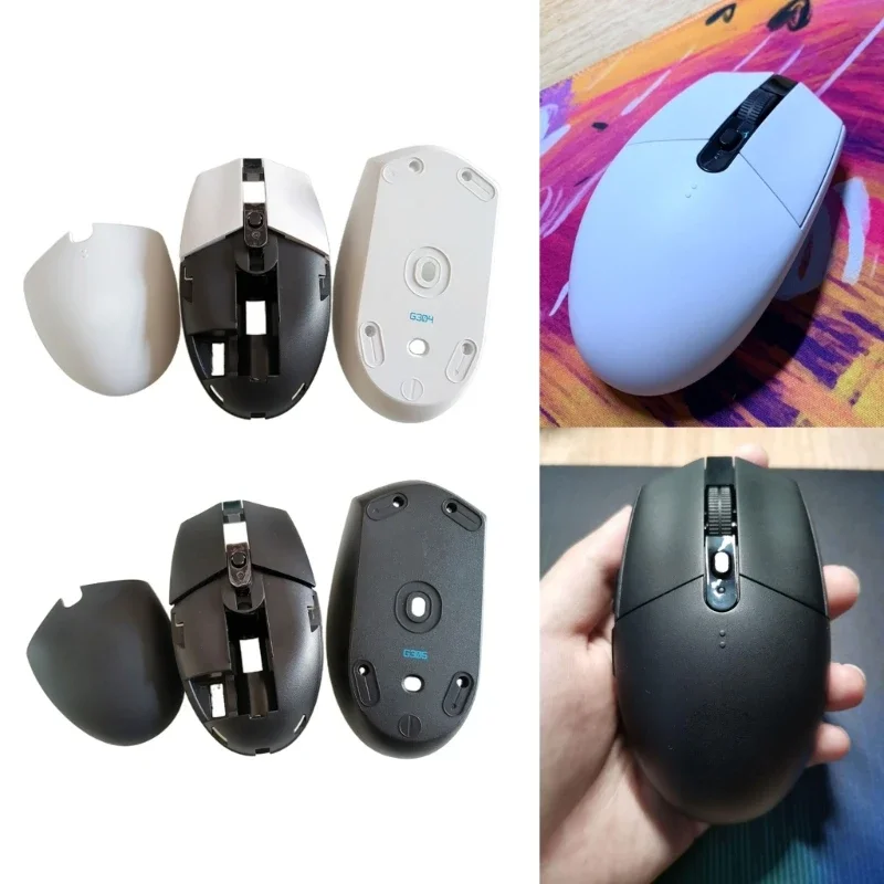 

1 комплект, корпус с верхней кнопкой мыши и кнопочной панелью для LogitechG304 G305, чехол для мыши, аксессуары для мыши