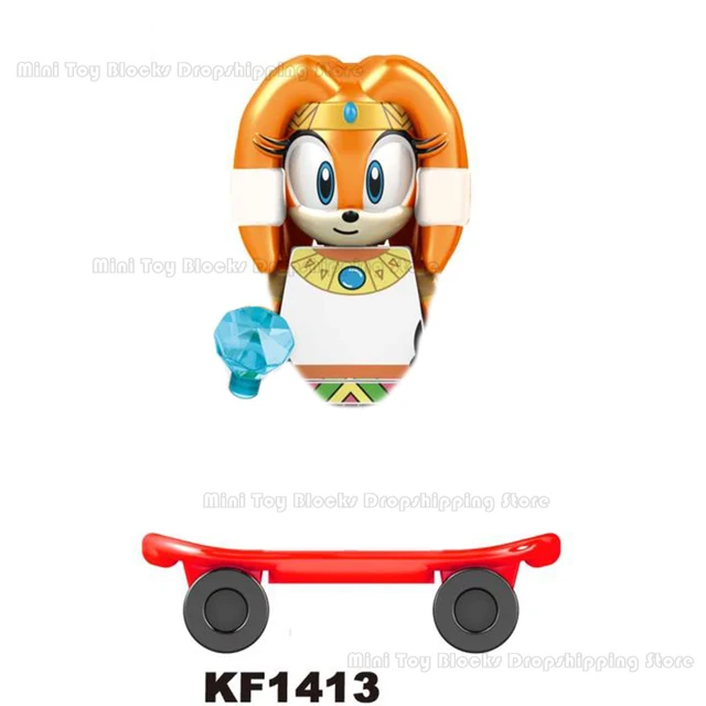 WM6086 WM6087 WM6088 LG1001 Sonics Anime Building blocks Amy Rose Ray Storm Shadow Bricks mini action toy figure Children gifts KF1413