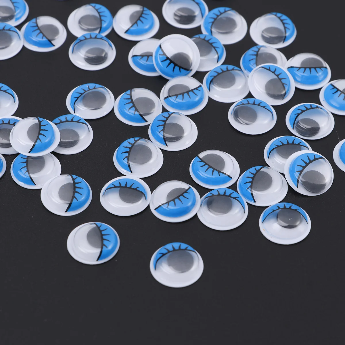 

100 Pcs Sewing Items Wiggle Googly Eyes DIY Toy Kids Crafts Animal Cartoon Crotchet Projects