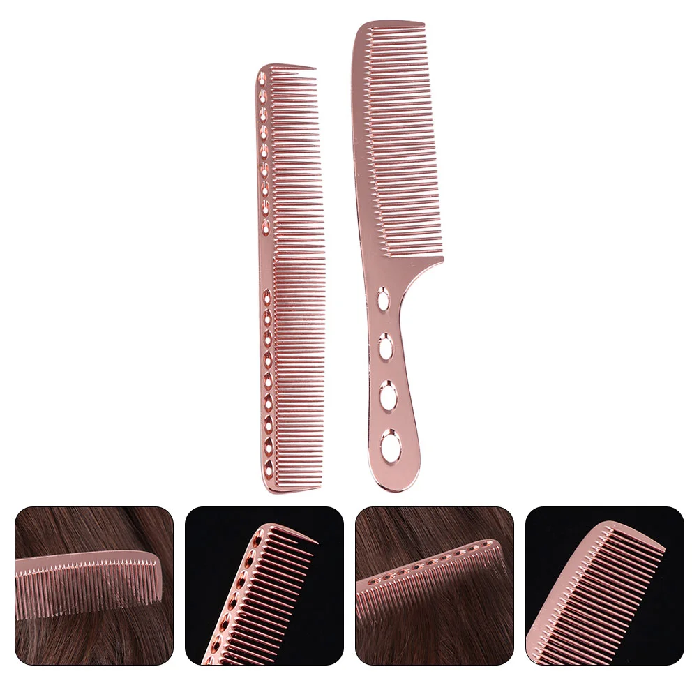 

Hairdressing Steel Comb Barber Accessories Salon Anti-static Portable Smoothing Teasing