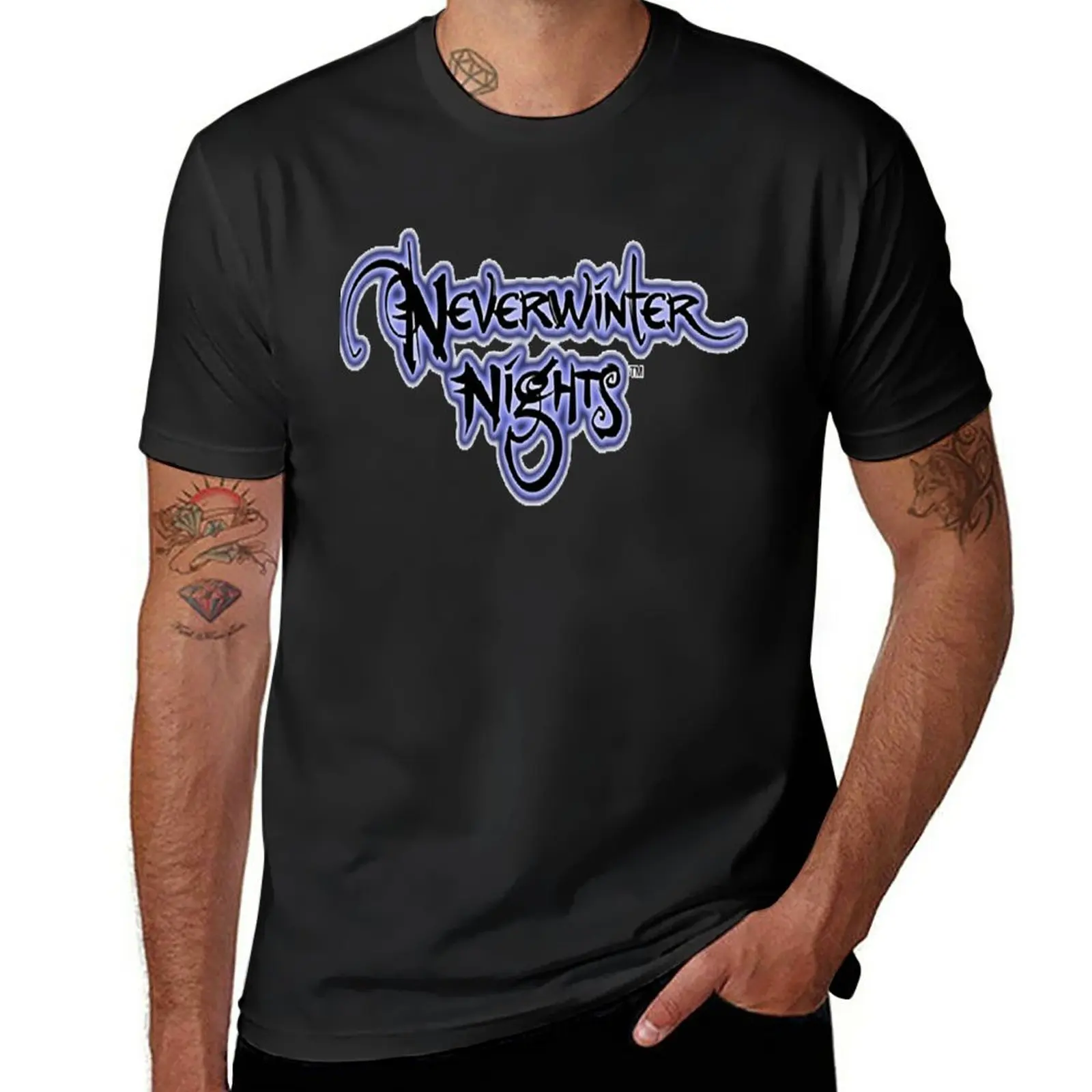 New Neverwinter Nights For Fans T-Shirt Manica Corta Vestiti Estivi Top Vestiti Anime Magliette Per Uomo Cotone