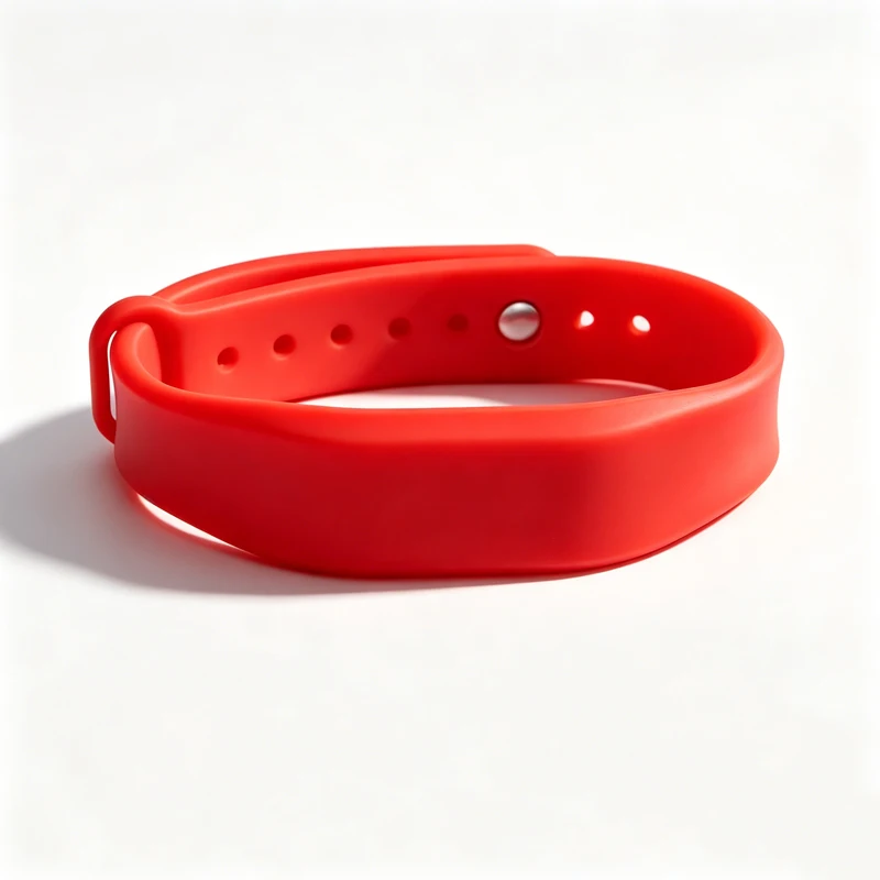 Waterproof Rewritable Adjustable Silicone RFID Wristband Bracelet