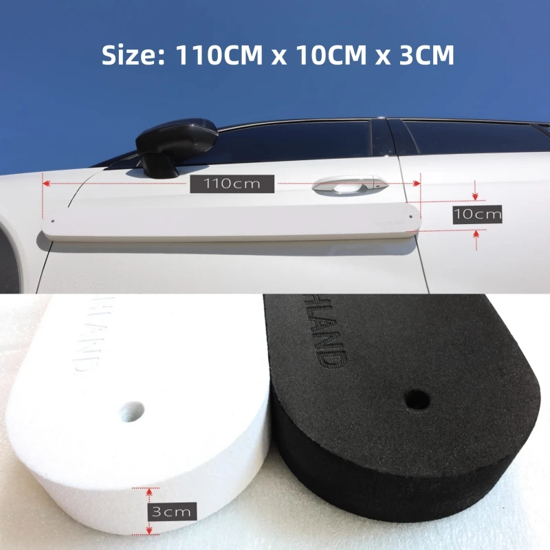 Protector magnético de alta calidad para puerta de coche, tira decorativa de borde lateral para estacionamiento, pegatina de protección antiarañazos, 110CM