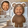 Customized face pillow, polyester knitted fabric, mixed colors, unique commemorative cartoon plush doll pad 1