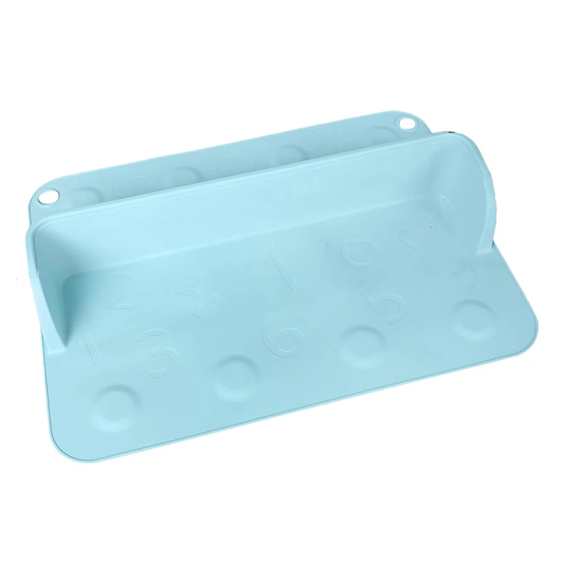 A01F-Bathtub Splash Guard Convenient Shower Splash Guard-8 Strong Grip Silicone Suction Cup For Bathtub