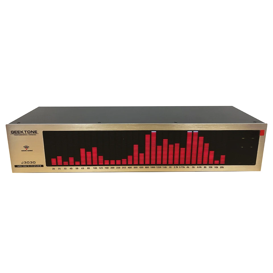 Music spectrum analysis display 2U digital spectrum analyzer LED level