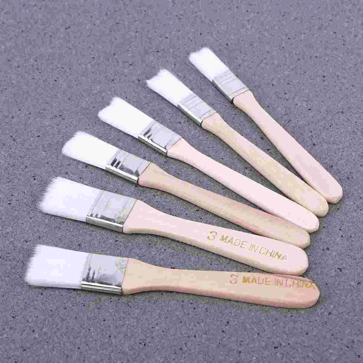 

Nylon Thickened Painting Chip Brushes White nylon paint brush Accessory for Adhesives Paint Touchups Painter Supplies