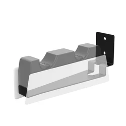 Sleek Wall Mount for Gaming Controller Charging Station (Charging Station Not Included) (Black)