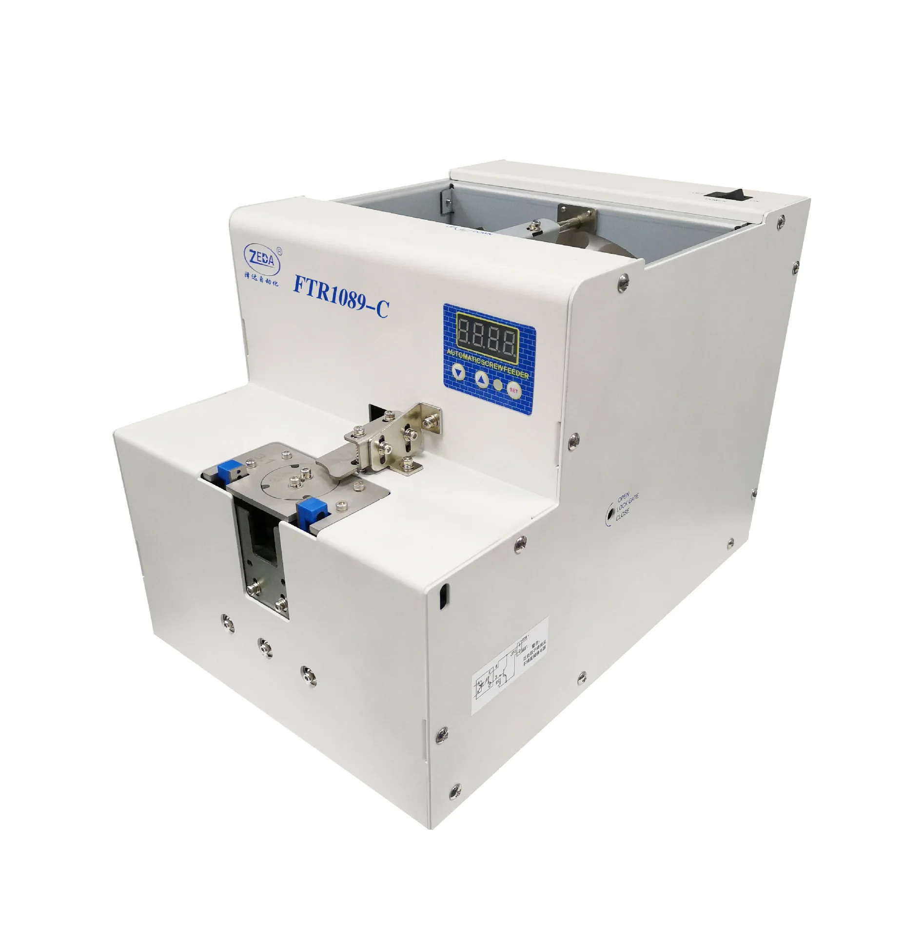 

Automatic screw machine feeder Zeda MKS1089-c Applicable screws M2~M8 Track adjustment Large silo Screw feeder