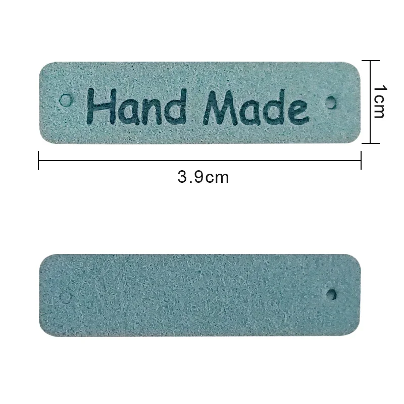 Leather Labels Clothing Labels Leather Tags Garment Labels Sewing Labels 25/50Pcs Small Handmade Leather Clothing Labels for Gift Hat Sewing Hand Made Skin DIY Decorative Tags