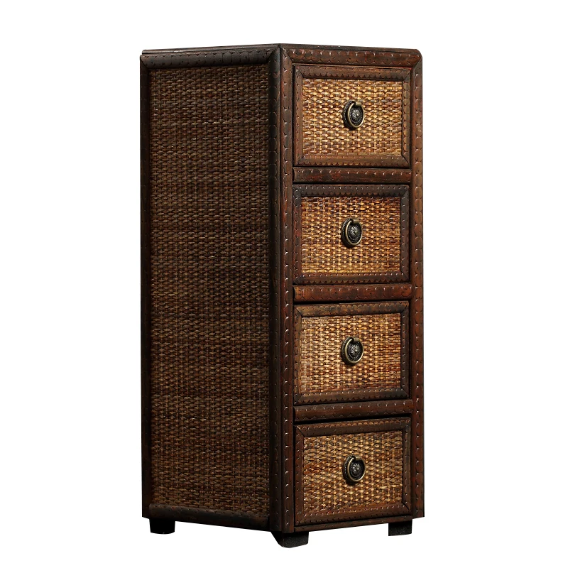

Retro Small Tea Cabinet Tea Set Storage Drawer Multi-Layer Cabinet