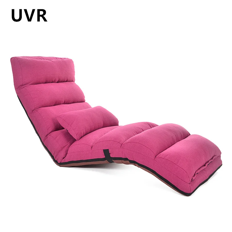 UVR 플로어 레이지 소파 침실 등받이 의자, 침대 거실 접이식 싱글 다다미 가정용 의자, 독서 의자, 창문 라운지