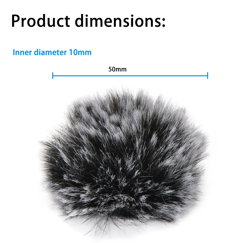 غطاء صوف مقاوم للرياح من ميكروفون Lavalier لـ Rode...