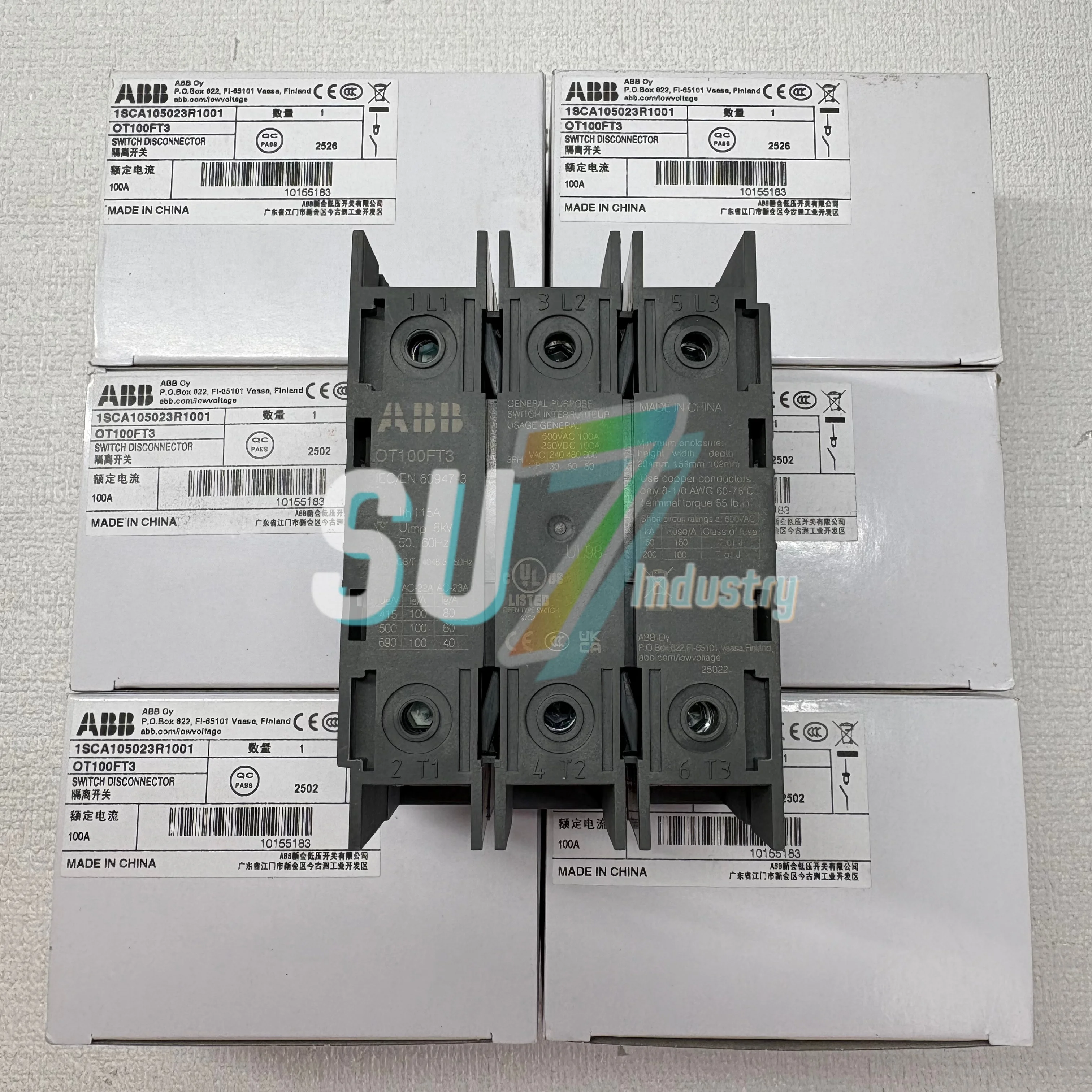 분리 스위치 OT100FT3 1SCA105023R1001 신규 입고